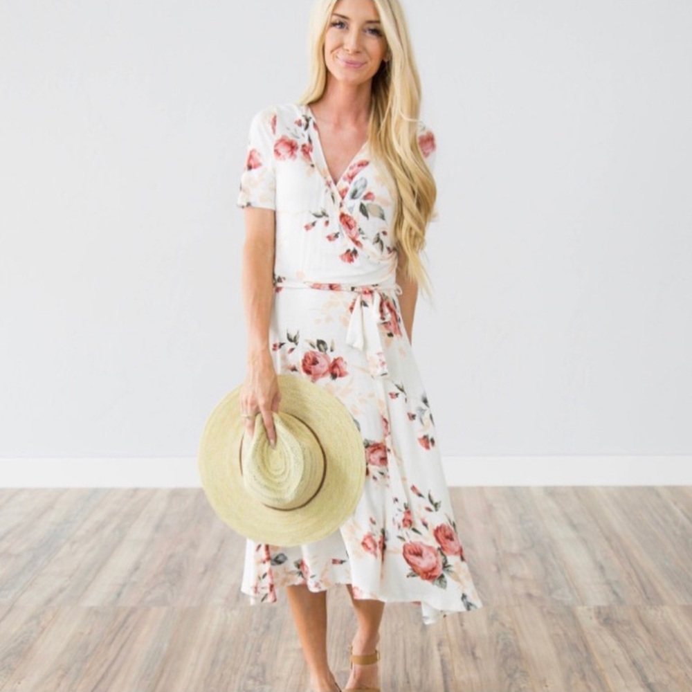 Wrap maxi dress